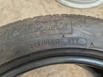 225/55 r17 letné 4 ks MICHELIN dezén 6,5 - 6 mm - 8
