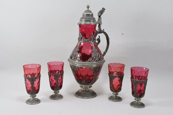 súprava: zrkadlo + konzolový stolík - 8