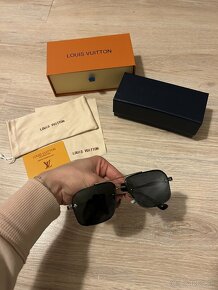 Louis Vuitton slnečné okuliare - čierne (LV5) - 8