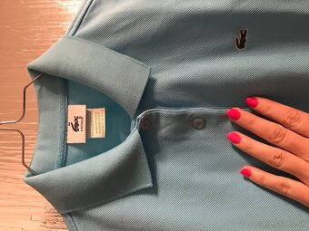 NOVÉ LACOSTE belasé damske polotricko S - 8