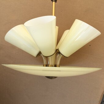 Art Deco Starozitna Lampa Luster Napako 1930 - 8
