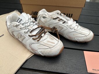Miu Miu x New Balance Leather tenisky - 8
