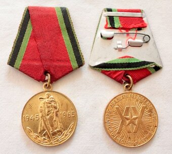 Medaila odznak. Armáda. II Zv.v. Rusko. ZSSR. originál. kov. - 8