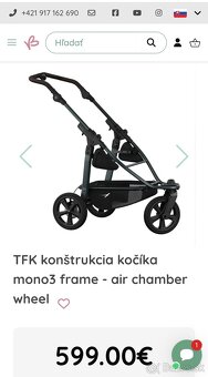 Predám kočík TFK vanička+športiak - 8