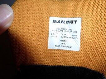 Turistické topánky Mammut gore-tex veľk.40 2/3 - 8