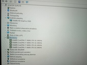 predám Dell latitude e7450 / Intel core i7 / 16gb ram / ssd - 8