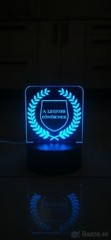 Led lampa s vlastným textom / logom - 8