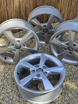 Atraktívne, originálne hliníkové disky AUDI - 5x112 r16 - 8