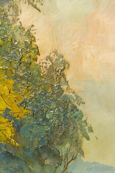 Les s riekou, A.Seif, olej na sololite, 1110 × 810 mm - 8