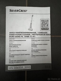 Parný mop / akumulatorový čistič tvrdých podláh - 8