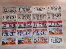 Americké SPZ Licence plate originál použité stare znacky - 8