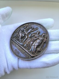 Medaila Rakúsko - Uhorsko - 1873 - VIEDEŇ - F.J. I. - 8