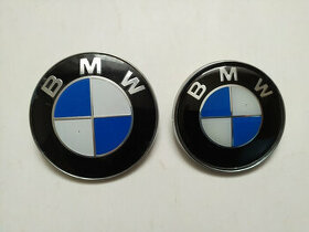 BMW krytky 68mm a 56mm, znak kapota, kufor 73mm a 82mm - 8