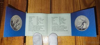 proof strieborné mince Taliansko Turín 2006 - 8