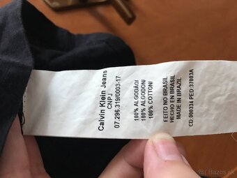 CALVIN KLEIN originál black damske tricko S/M - 8