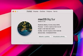 MacBook 12" i5-1.2GHz/8GB/512GB, NOVÁ BATERKA, TOP STAV - 8