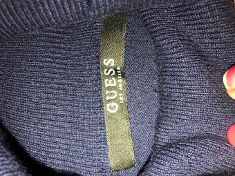 GUESS originál kráľovská Modra/rolacikove tricko S/M - 8
