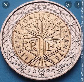 dvojeurové mince 2e - 8