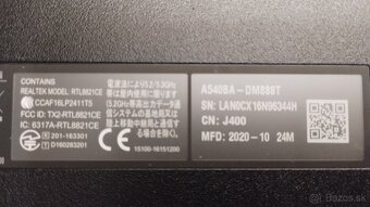 Predám notebook Asus A540B - 8