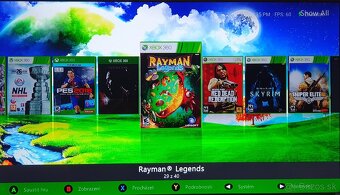 XBOX 360 RGH + kinect a 1 ovládačXBOX 360 RGH + kinect - 8