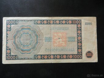 Bankovka 1000Kčs 1945 - 8