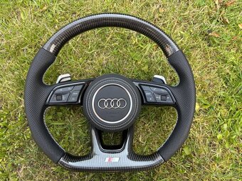 AUDI KARBON ŠPORTOVÝ ZKOSENY VOLANT - 8
