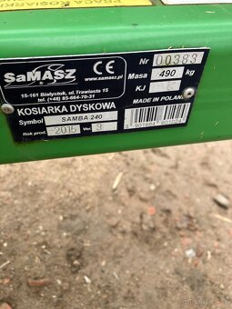 Disková kosa SaMASZ Samba 240 - 8