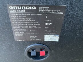 Reprosústava Grundig BOX 5500 - výkon 2 x 90 Watt / 8 Ohm - 8