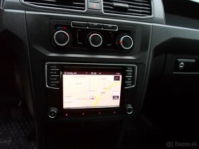 Volkswagen Caddy 1.4 TGI BMT MAXI, navigácia, TOP stav - 8