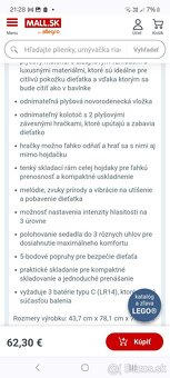 Detské vibrujúce a hracie kresielko - 8