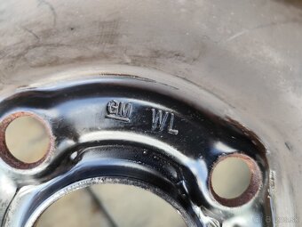 4x100 r15 plechové disky Grande Punto, Opel - 8