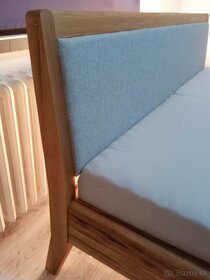 Luxusná dubová posteľ Ella + 2 stolíky zdarma - 8