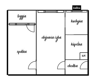 Na prenájom 2-izbový byt v skvelej lokalite – Vážska ulica, - 8