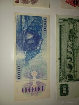 SESTAVA BANKOVEK 10-1000 KČS, 80. LÉTA, 6 RŮZNÝCH NOMINÁLŮ - 8
