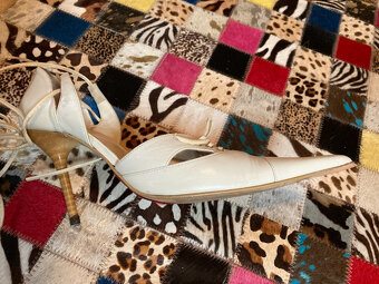 Talianske kožené lodičky veľkosť 38 - 8