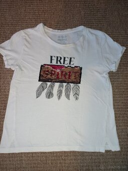 Dievčenské oblečenie veľkosť 134 - 140 - BALÍK 23 ks - 8