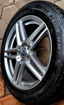 Alu R18 5x112 Mercedes GLA, GLB, GLK + zimné 235/55R18 - 8