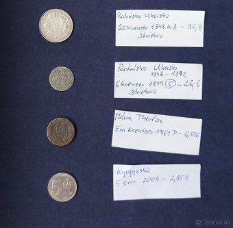 Striebro - Rakúsko Uhorsko, Mária Terézia a svet - 8