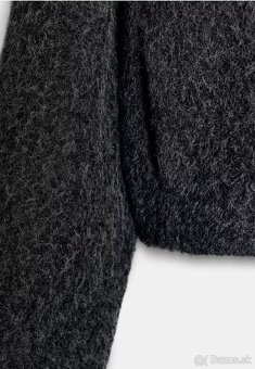 Kabát s buklé šálom nový - 8