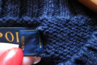 RALPH LAUREN BEAR ikonicky bavlneny damsky sveter M - 8