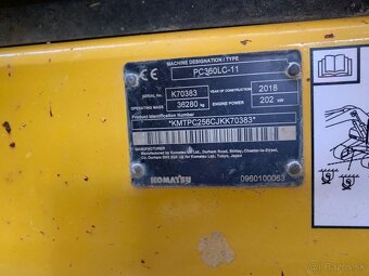Komatsu PC360 LC / 2018 pasovy bager - 8