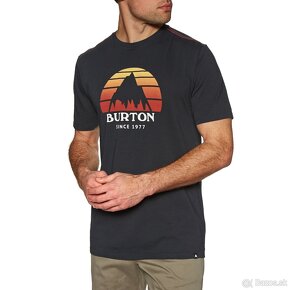 TRIČKO ČIERNE zn. BURTON veľ. M + darček - 8