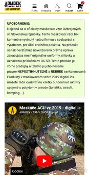 Maskáče digital - 8