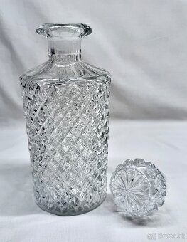 Retro Whisky Karafa dekanter +6 poharov (nepoužívané) - 8