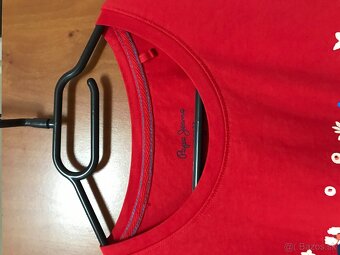 PEPE jeans originál Red damske tricko S - 8