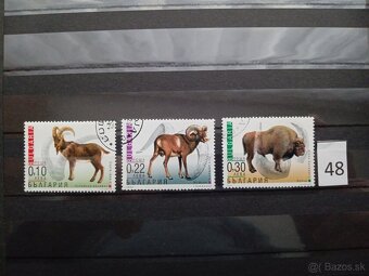 Poštové známky č.499 - FAUNA, flóra a rôzne III.-20 sérií - 8