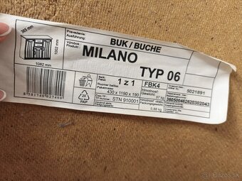 Botník Milano buk - 8