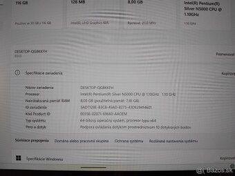 10" tablet Lenovo 81H3 dotykový Windows 11 Home TOP stav - 8