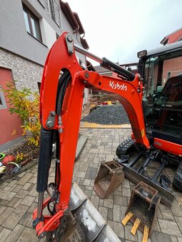 minibager KUBOTA KX018-4 / hydr. rychloupínák / 3x lopata - 8
