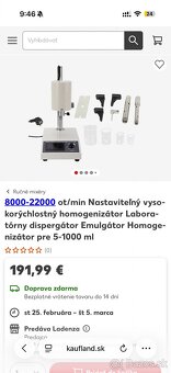 Homogenizator 22000ot/min - 8